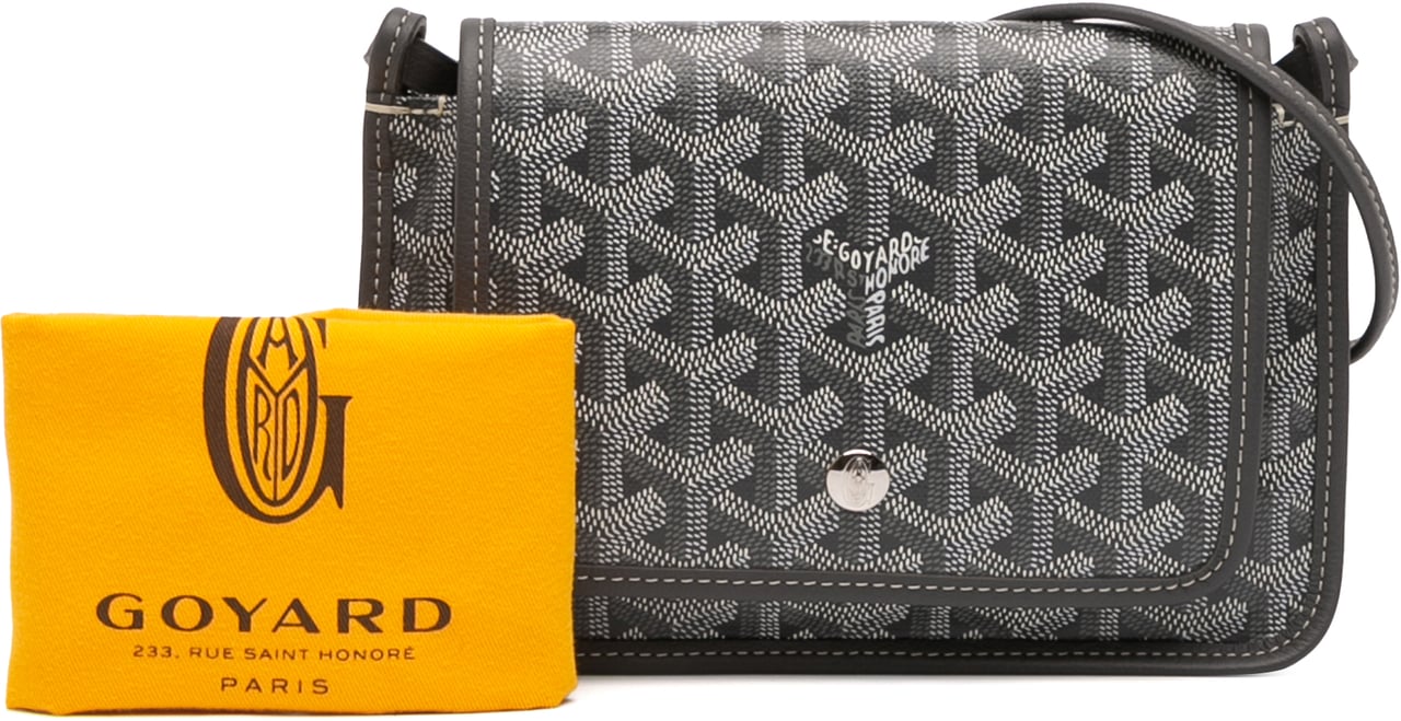 Goyard Goyardine Plumet Pocket Wallet Grijs