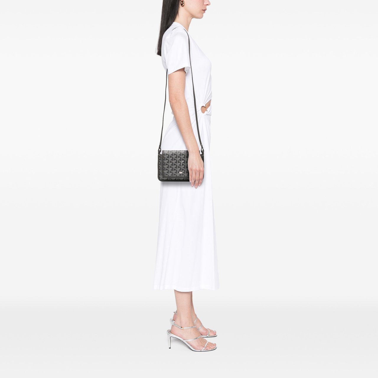 Goyard Goyardine Plumet Pocket Wallet Grijs