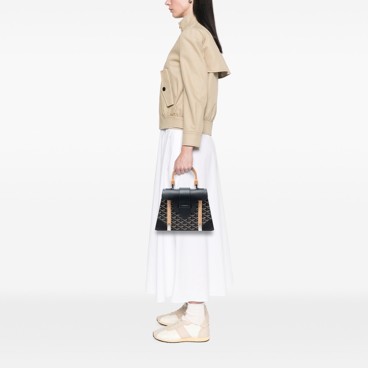 Goyard Goyardine Saigon Structured PM Zwart