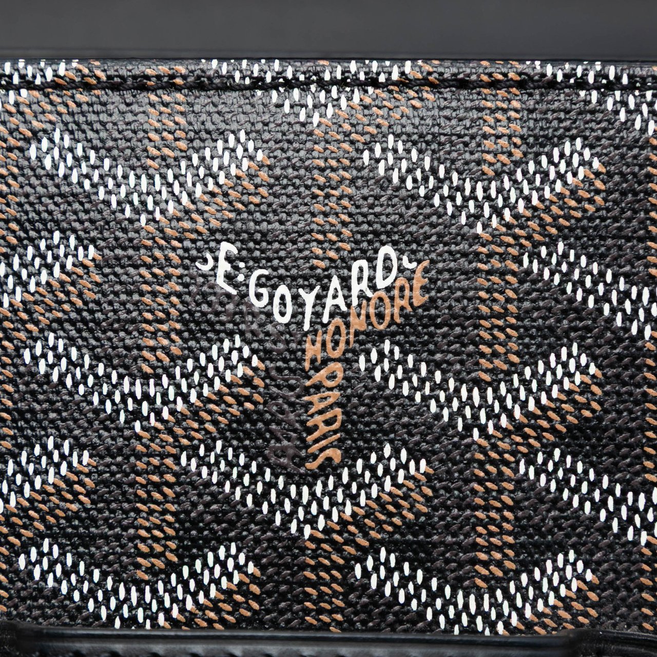 Goyard Goyardine Saigon Structured PM Zwart