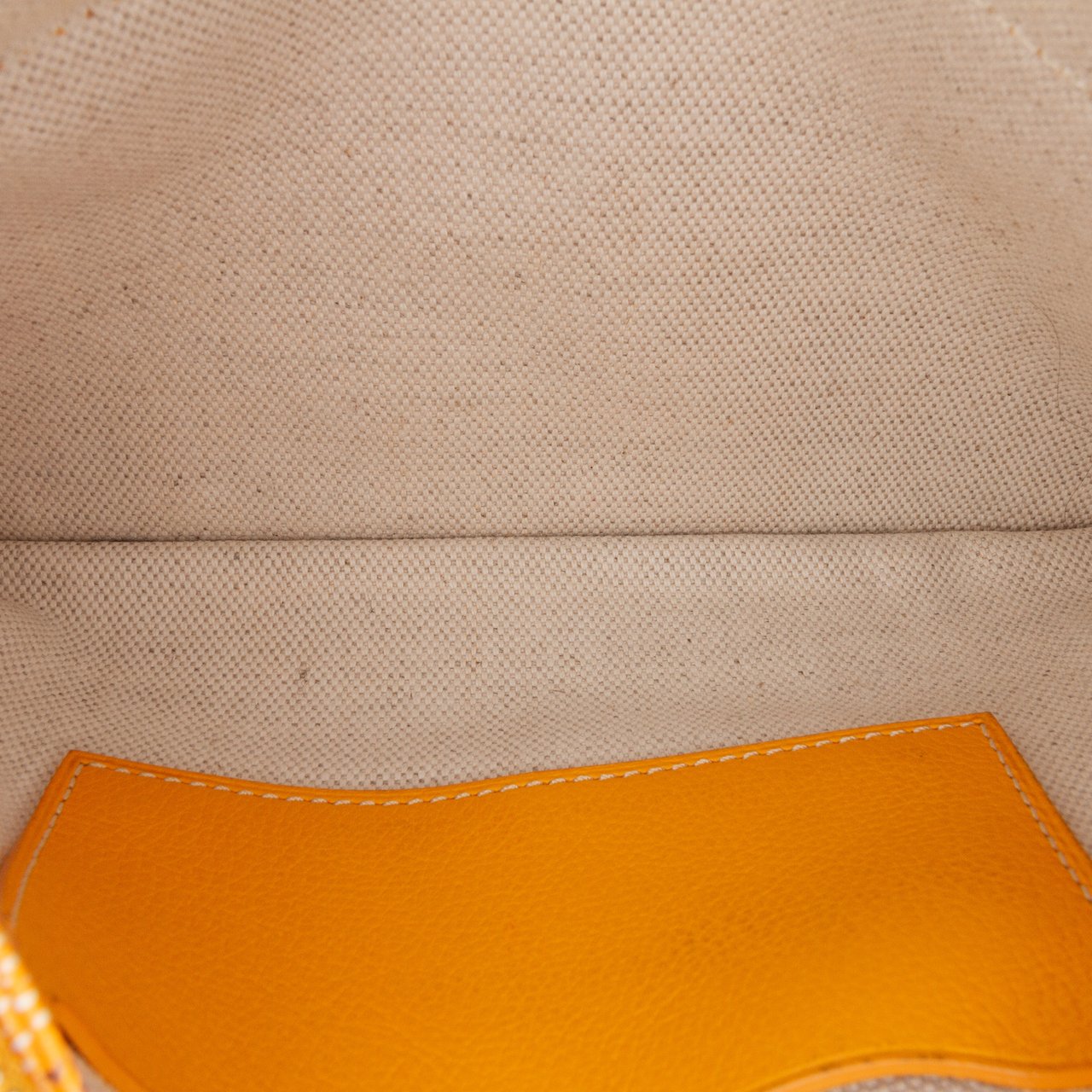 Goyard Goyardine Plumet Pocket Wallet Geel