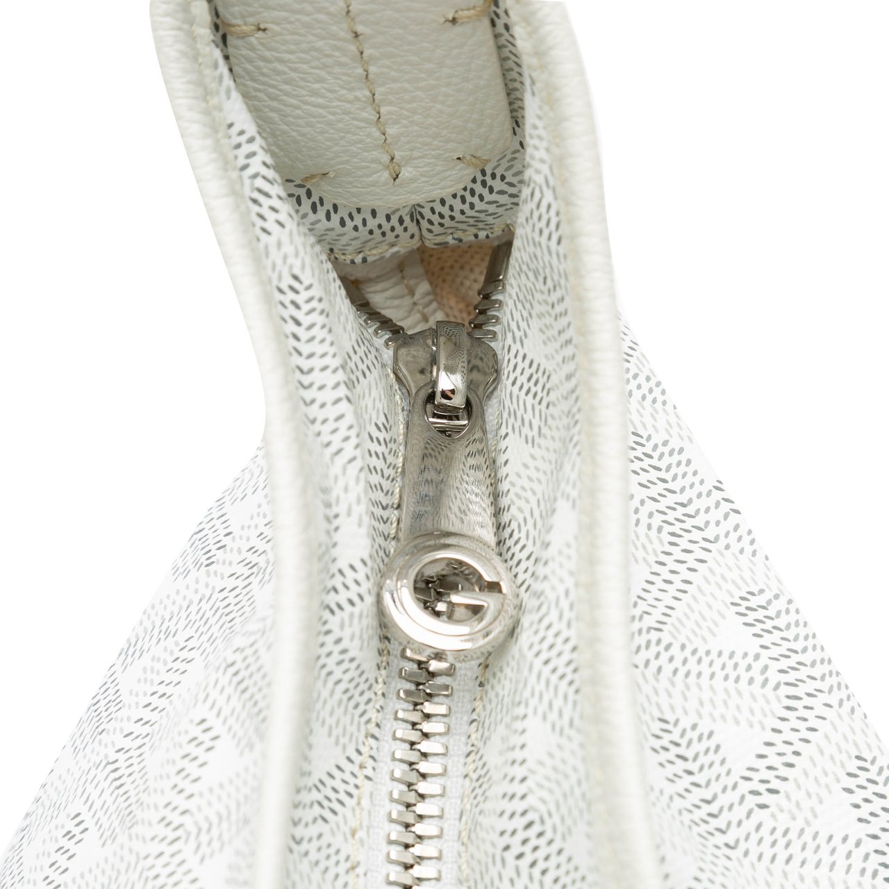 Goyard Goyardine Boheme Hobo Wit