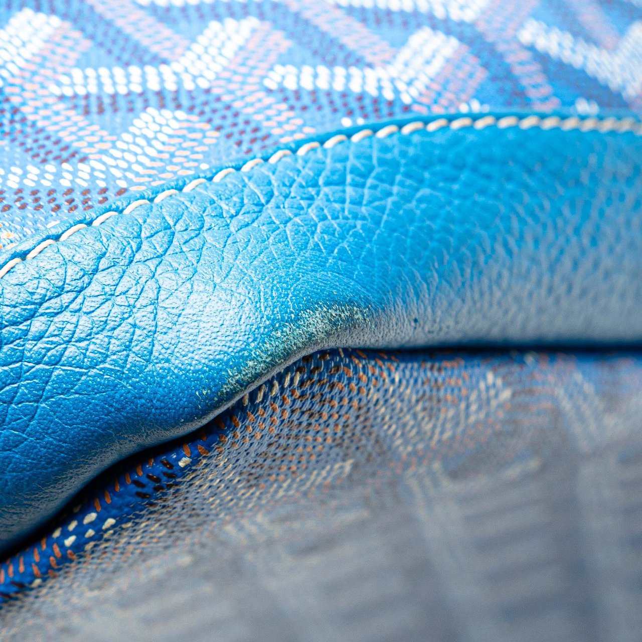 Goyard Goyardine Grenadine Hobo Blauw