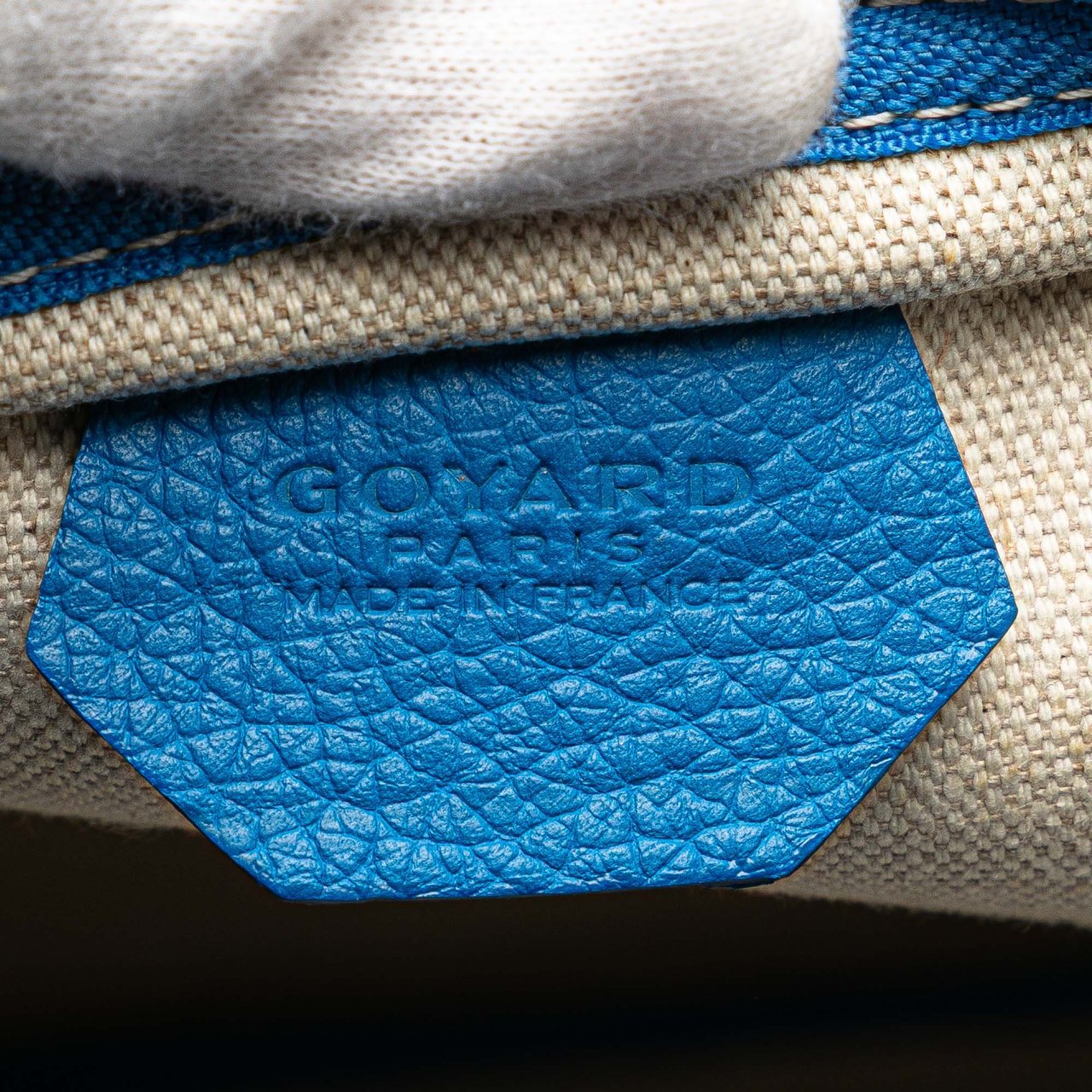 Goyard Goyardine Grenadine Hobo Blauw