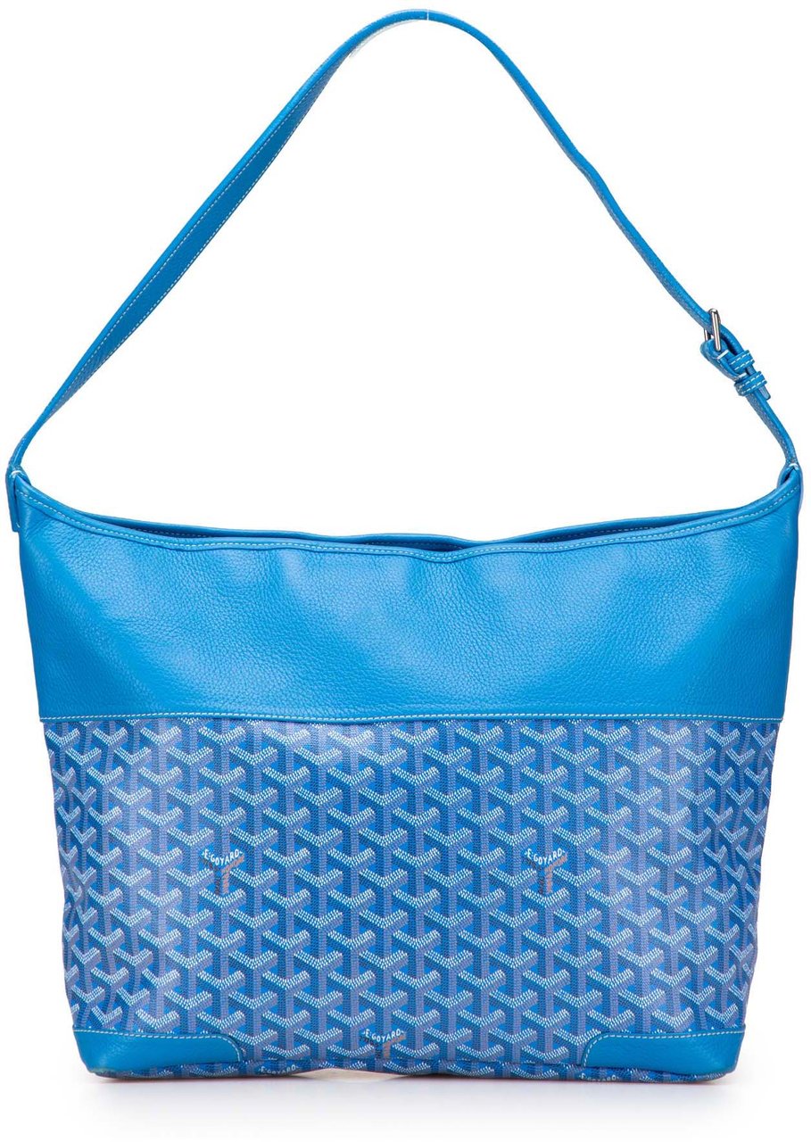 Goyard Goyardine Grenadine Hobo Blauw