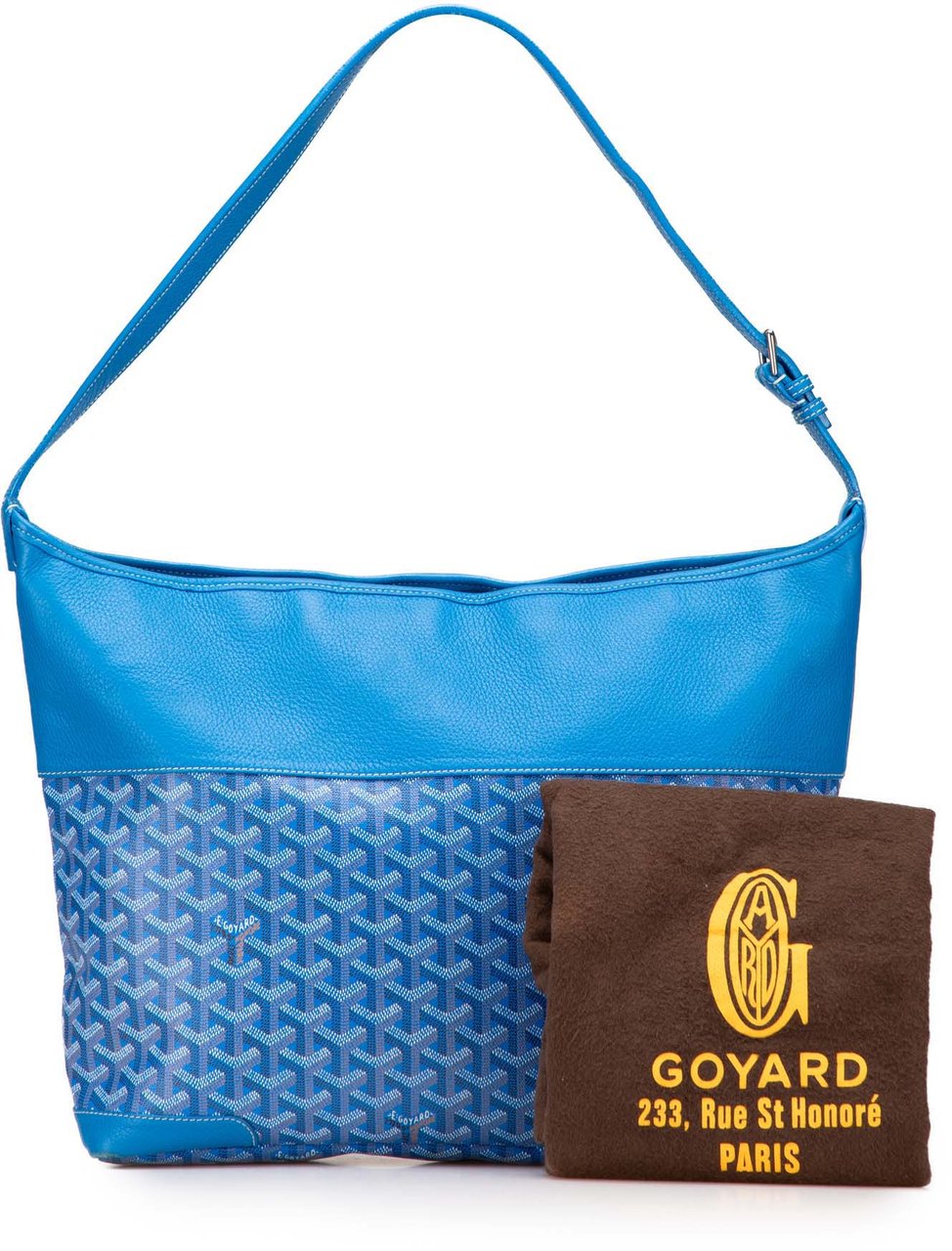Goyard Goyardine Grenadine Hobo Blauw