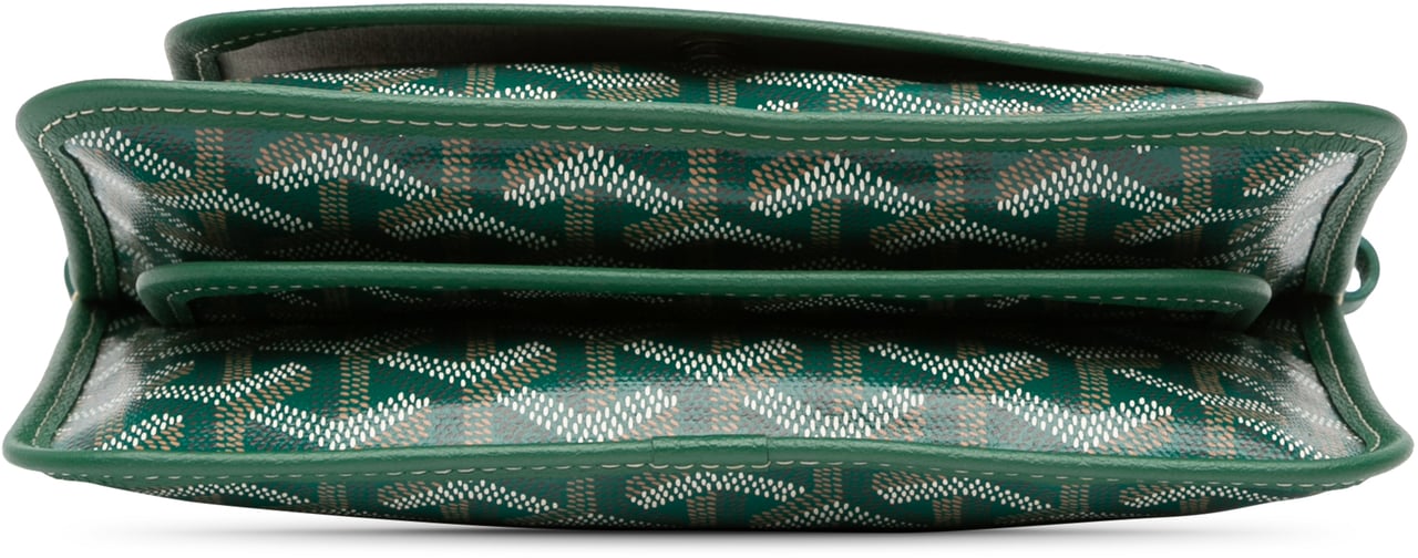 Goyard Goyardine Plumet Pocket Wallet Groen