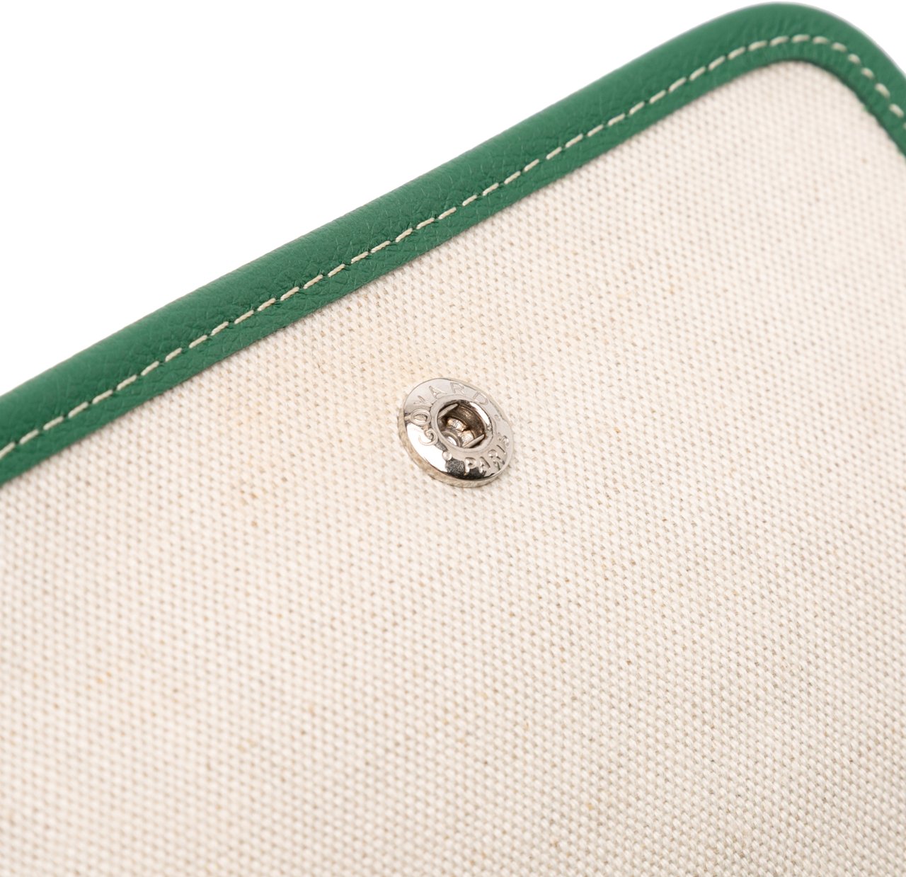 Goyard Goyardine Plumet Pocket Wallet Groen