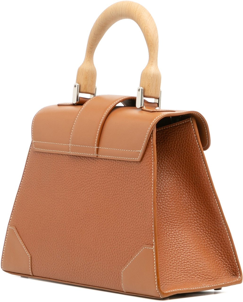Goyard Leather Saigon Structured PM Bruin
