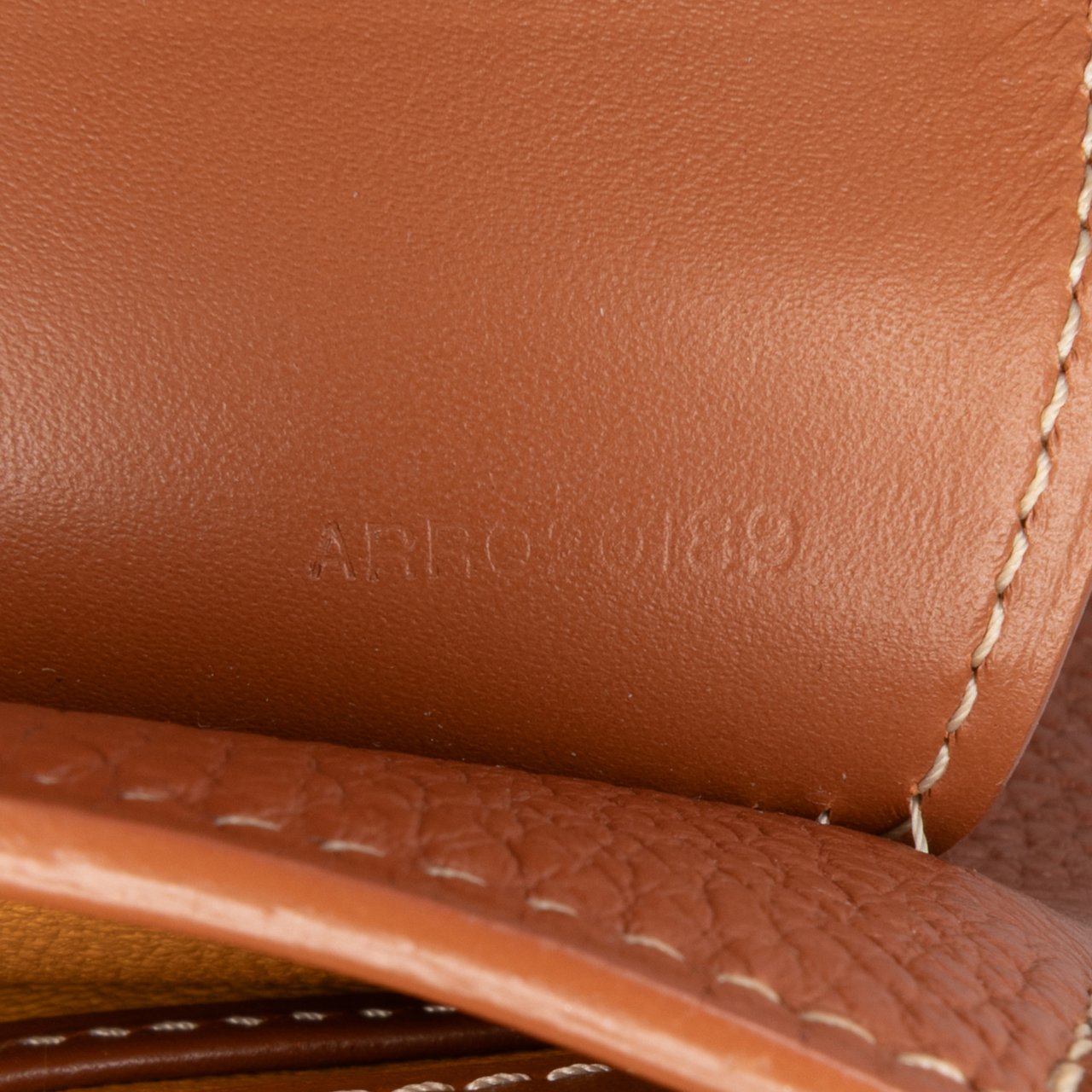 Goyard Leather Saigon Structured PM Bruin