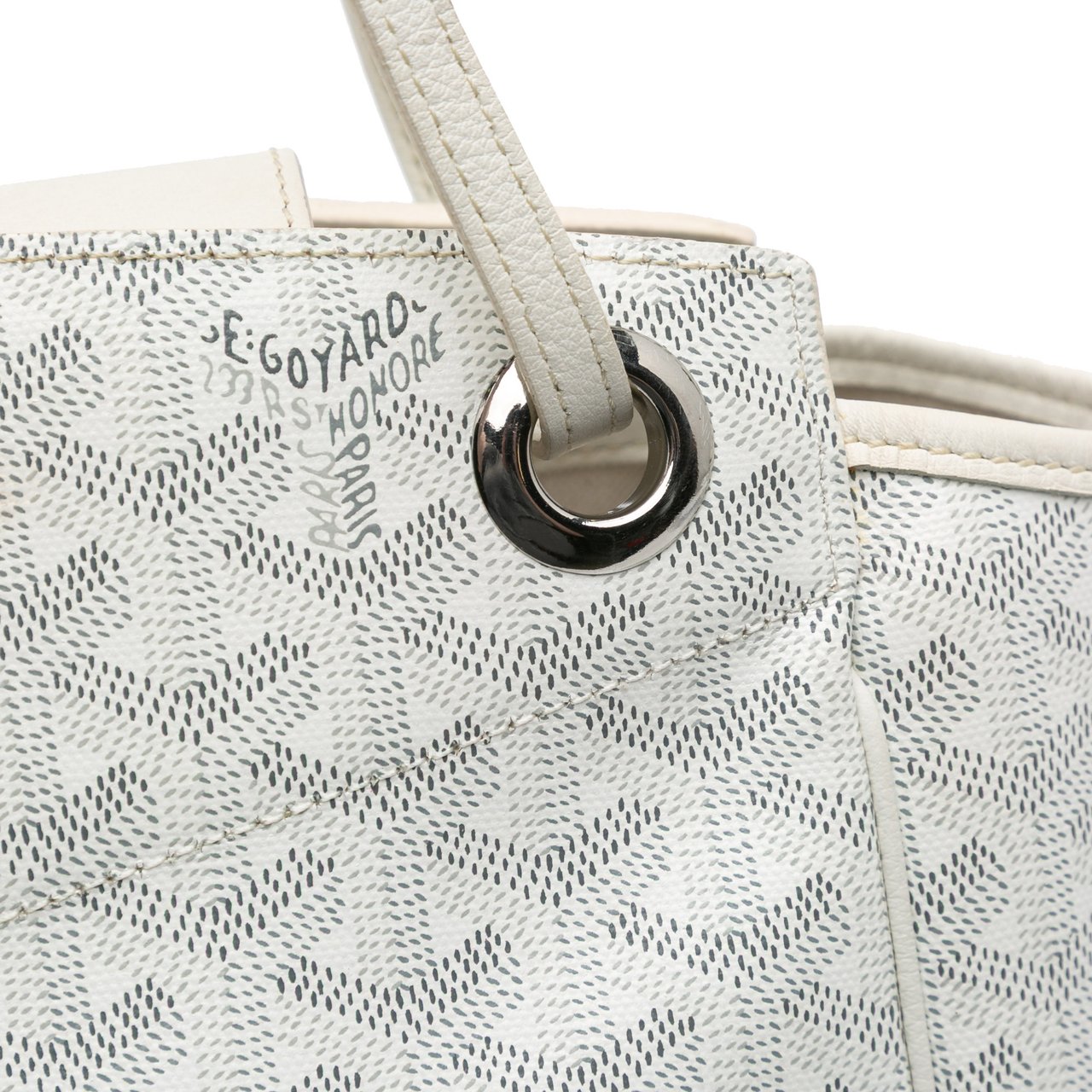 Goyard Goyardine Rouette PM Wit