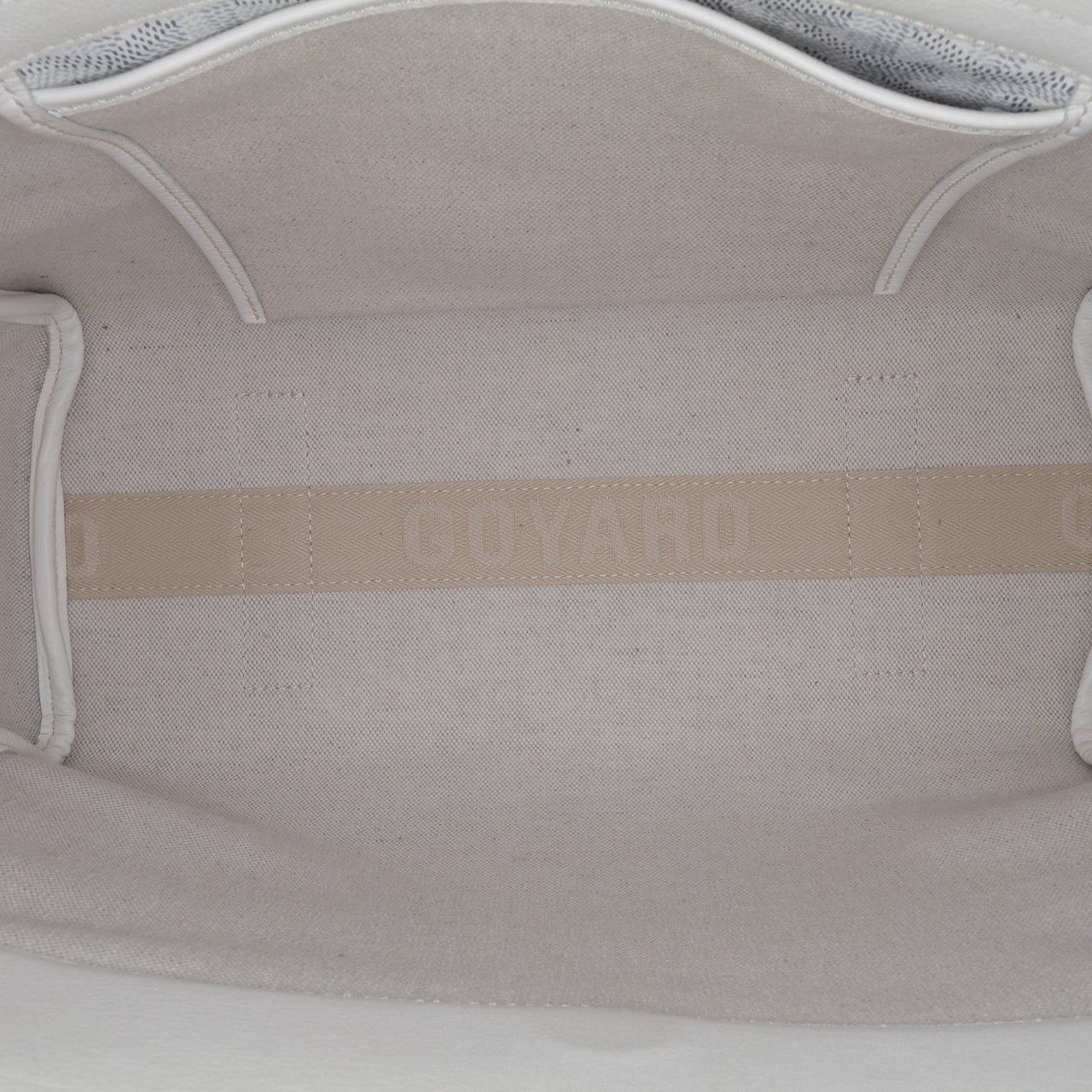 Goyard Goyardine Rouette PM Wit