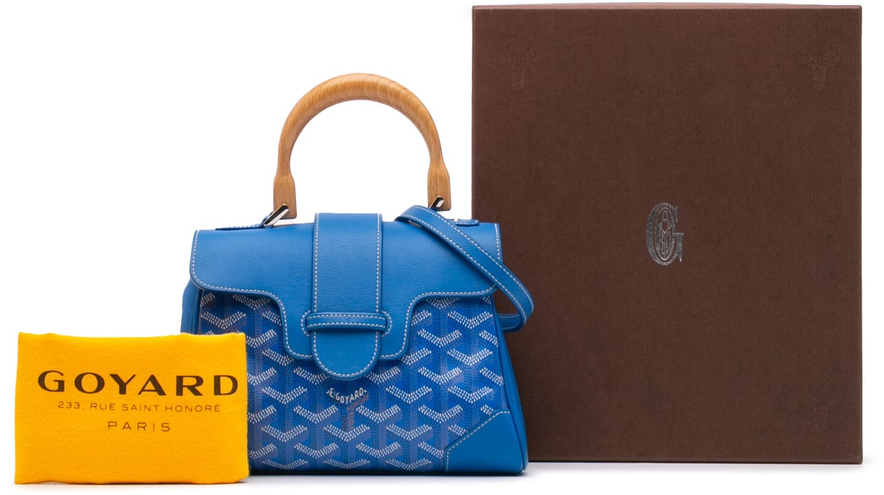 Goyard Mini Goyardine Saigon Souple Blauw