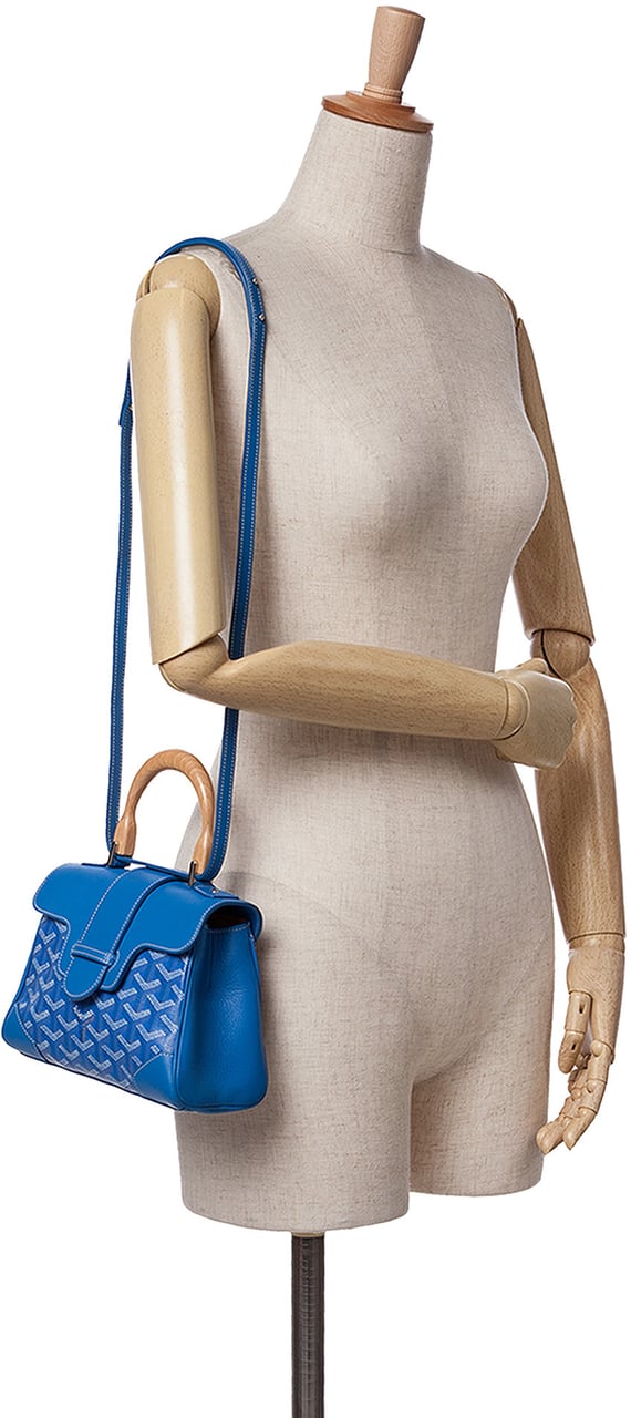 Goyard Mini Goyardine Saigon Souple Blauw