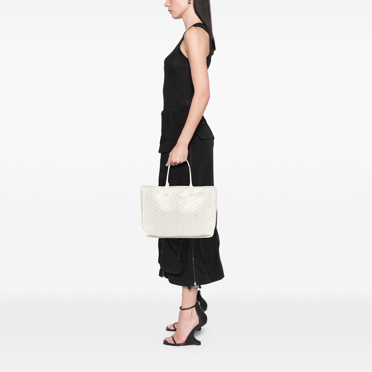 Goyard Goyardine Saint Louis PM Wit