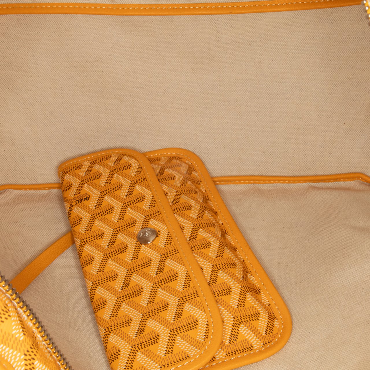 Goyard Goyardine Boheme Hobo Geel