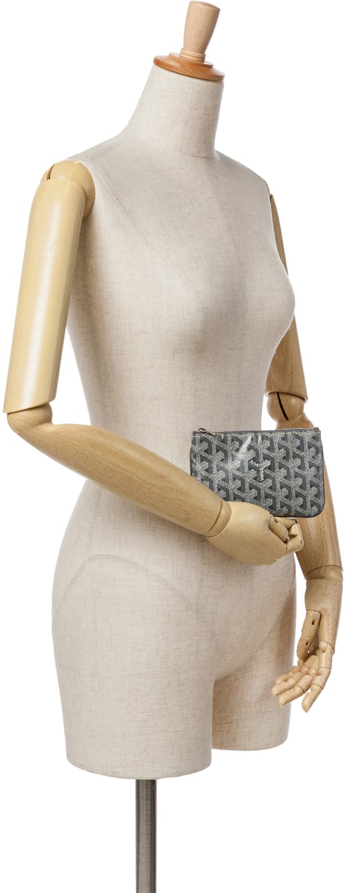 Goyard Mini Goyardine Senat Pochette Grijs
