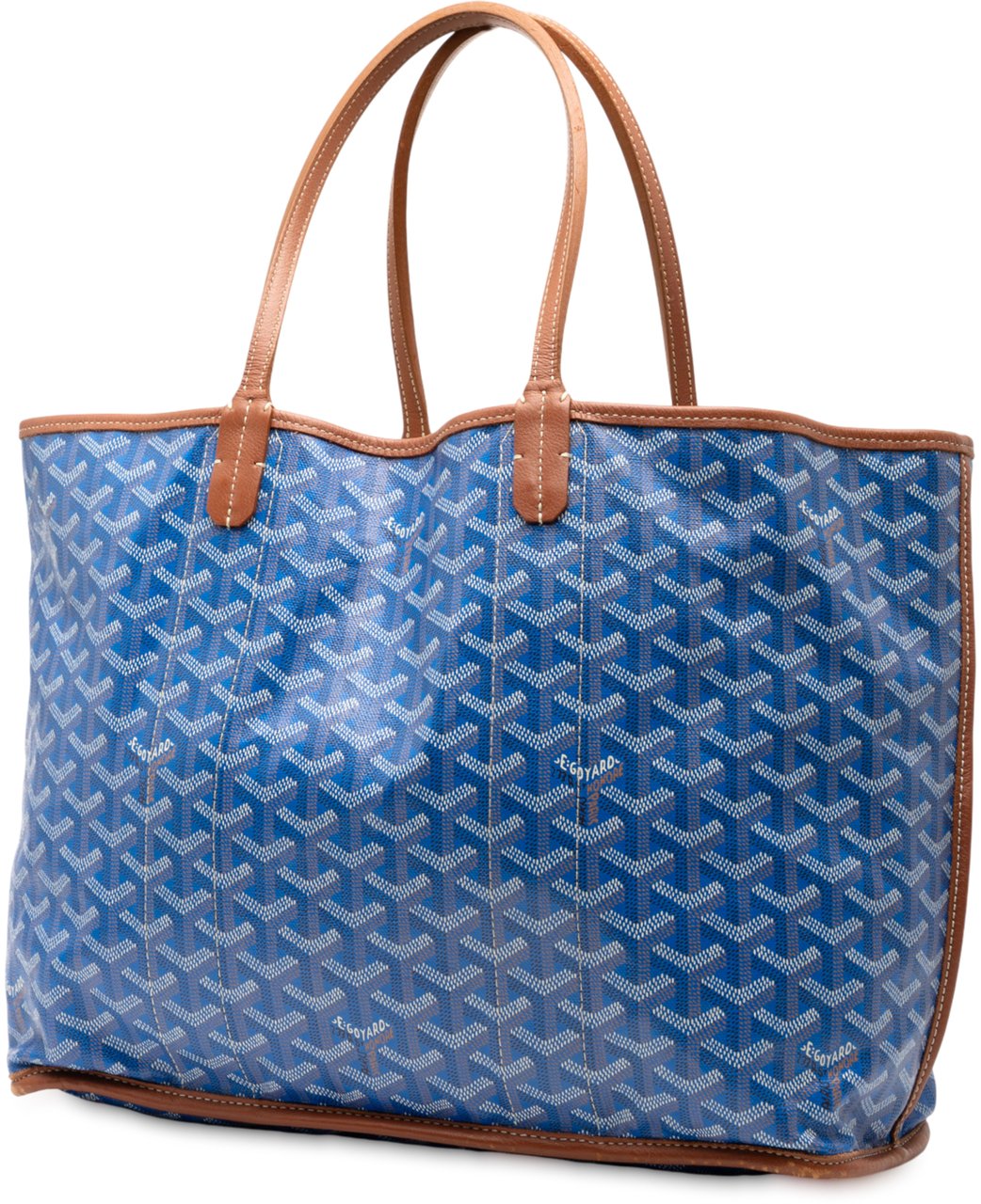 Goyard Goyardine Reversible Pertuis PM Blauw