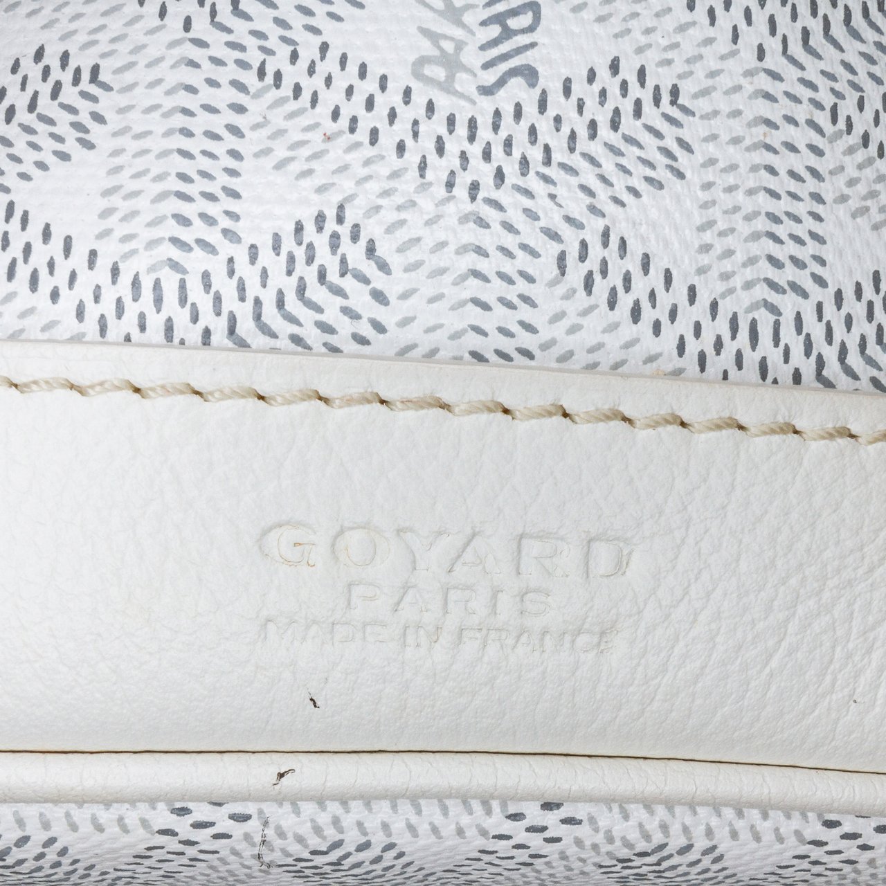 Goyard Goyardine Petit Flot Wit