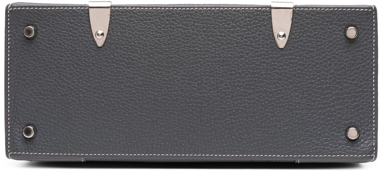 Goyard Leather Saigon Structured MM Grijs