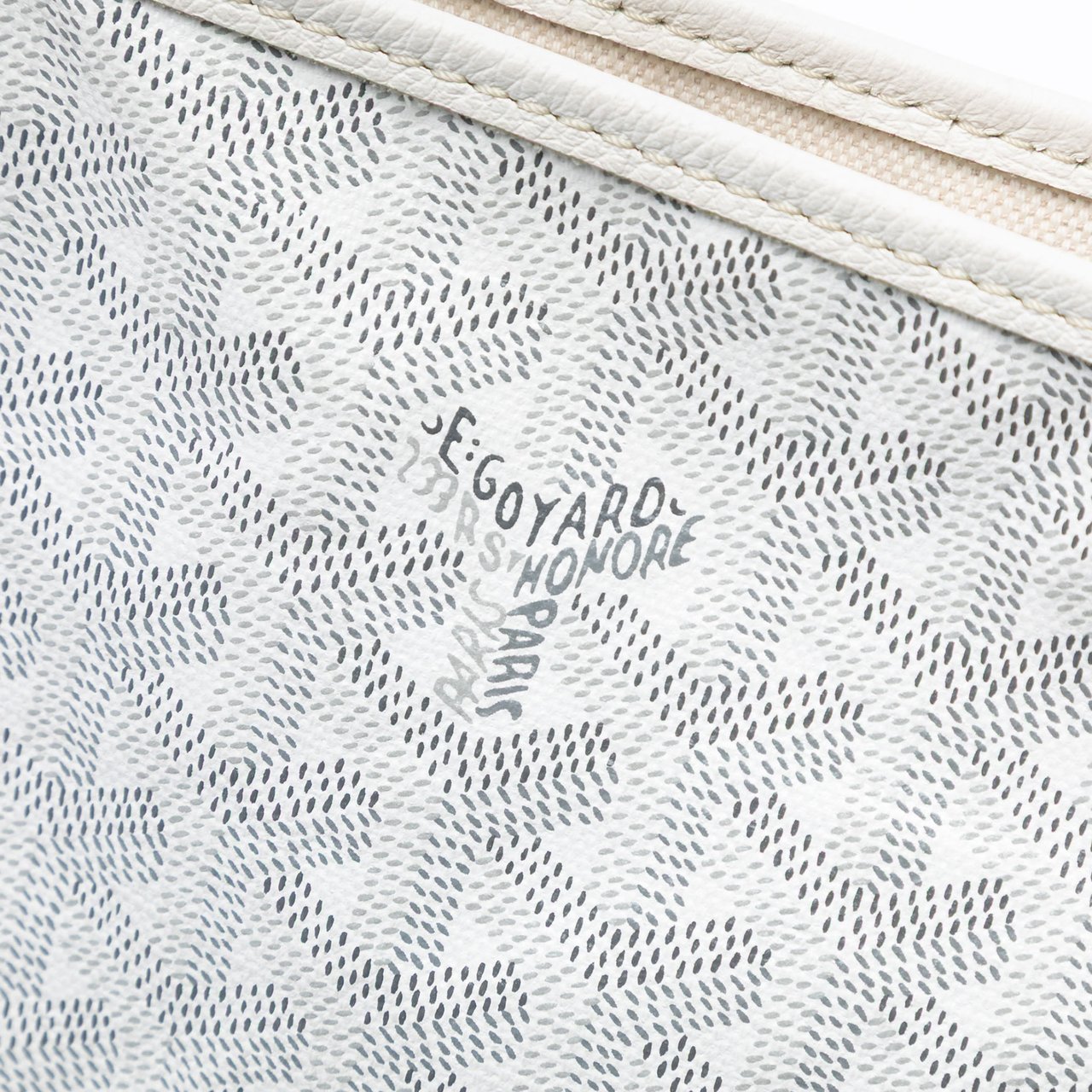 Goyard Goyardine Saint Louis PM Wit
