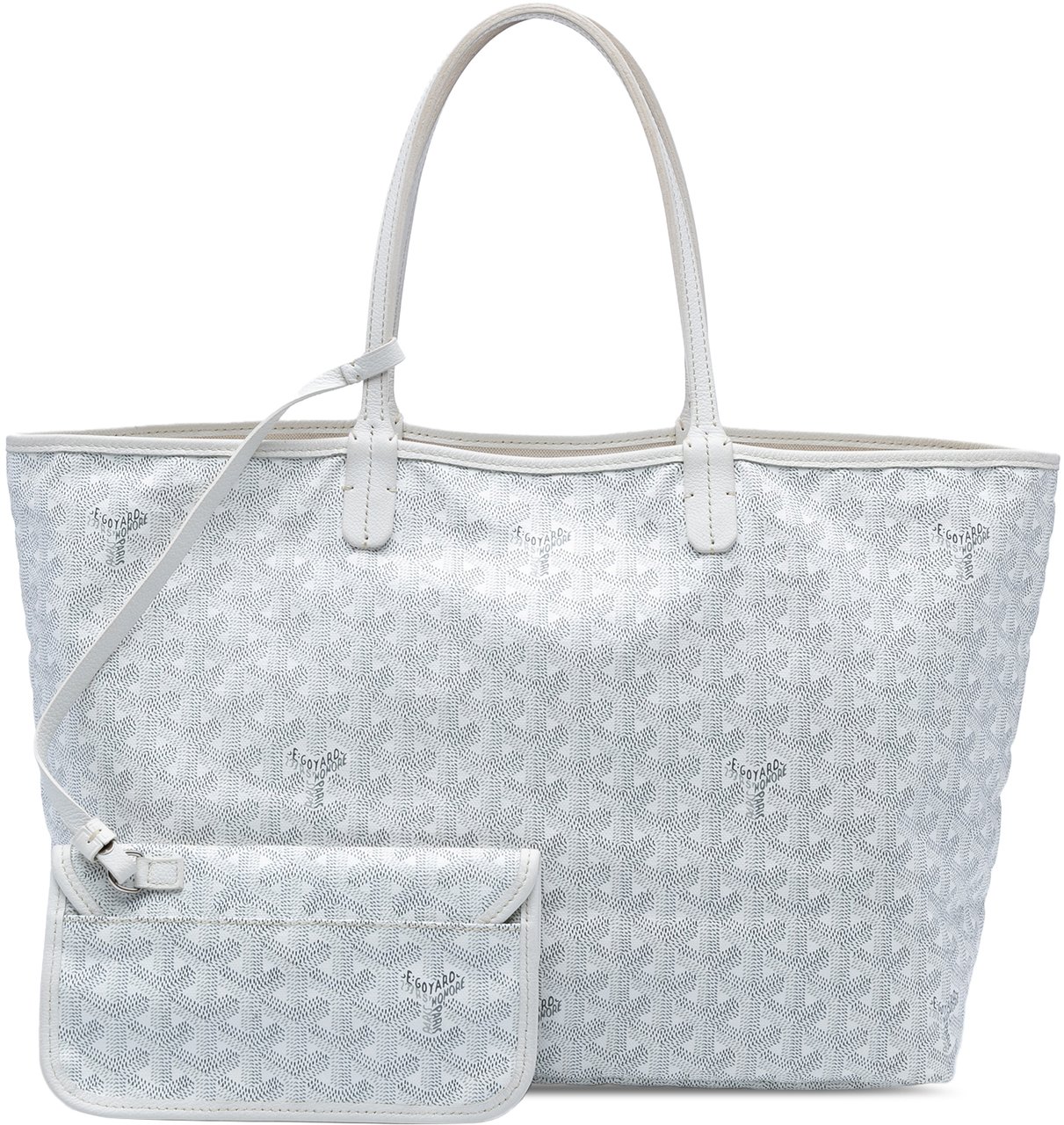 Goyard Goyardine Saint Louis PM Wit