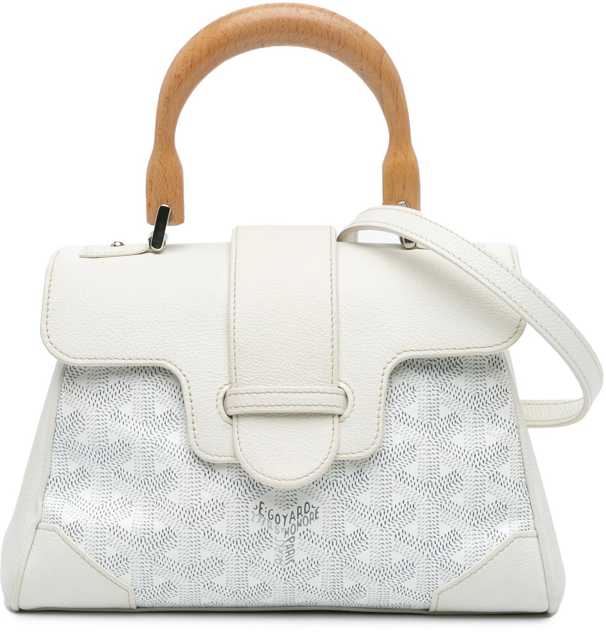Goyard Mini Goyardine Saigon Souple Wit