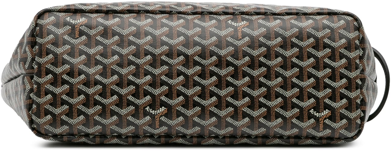 Goyard Goyardine Chien-Gris Pet Carrier Zwart