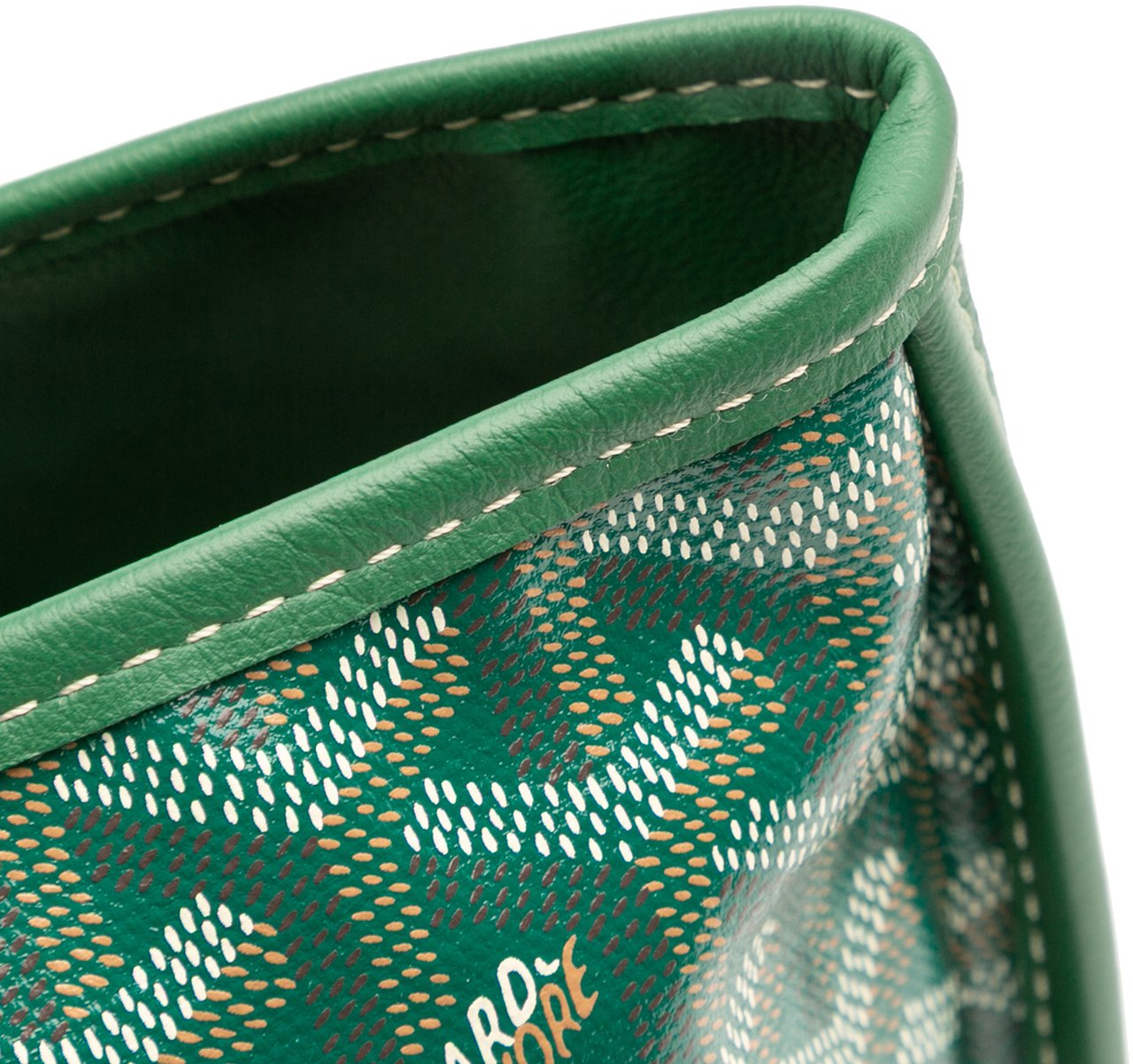 Goyard Goyardine Reversible Anjou PM Groen