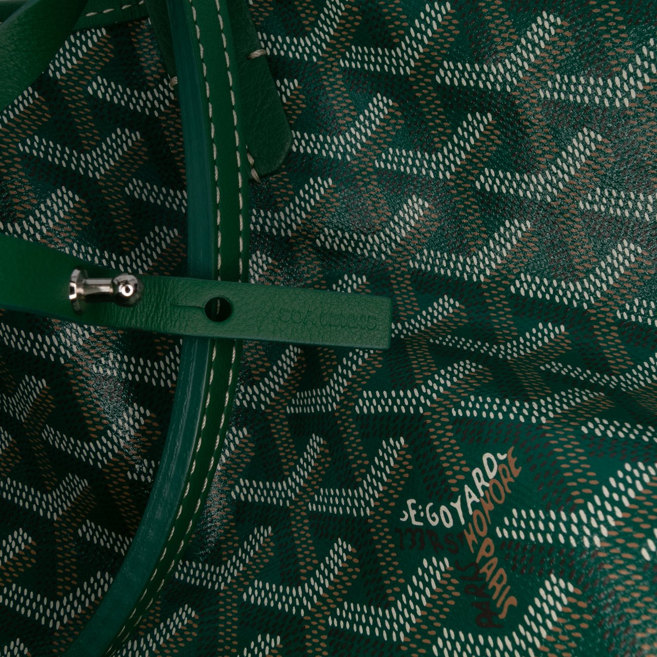 Goyard Goyardine Reversible Anjou PM Groen