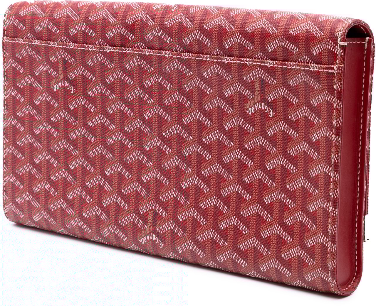 Goyard Goyardine Monte Carlo Bois Clutch Rood