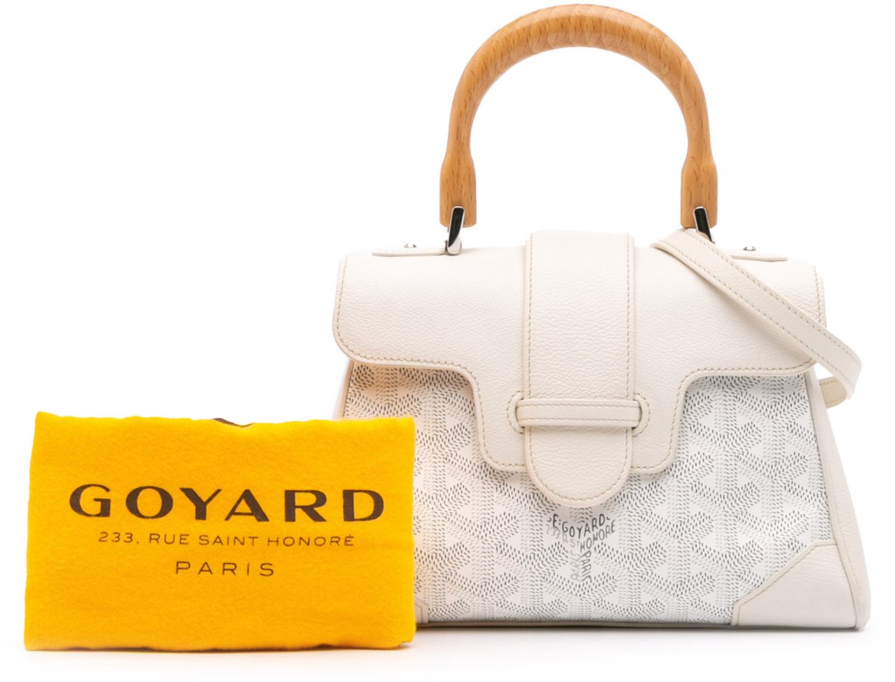 Goyard Mini Goyardine Saigon Souple Wit