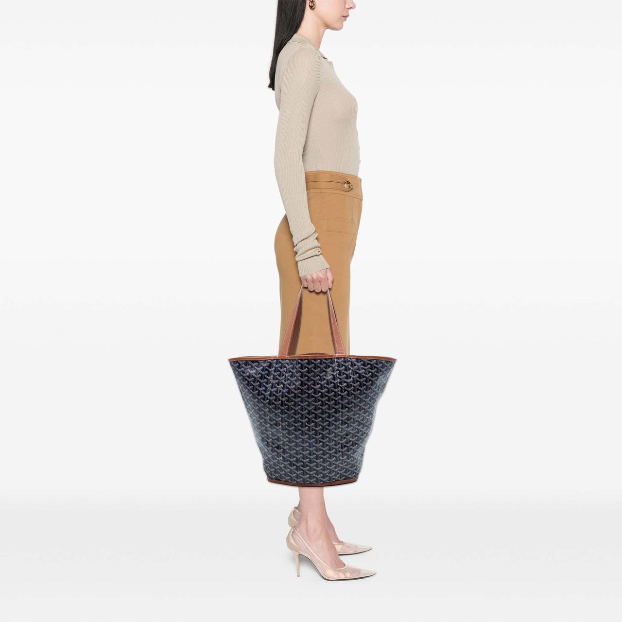 Goyard Goyardine Reversible Belharra Tote Blauw