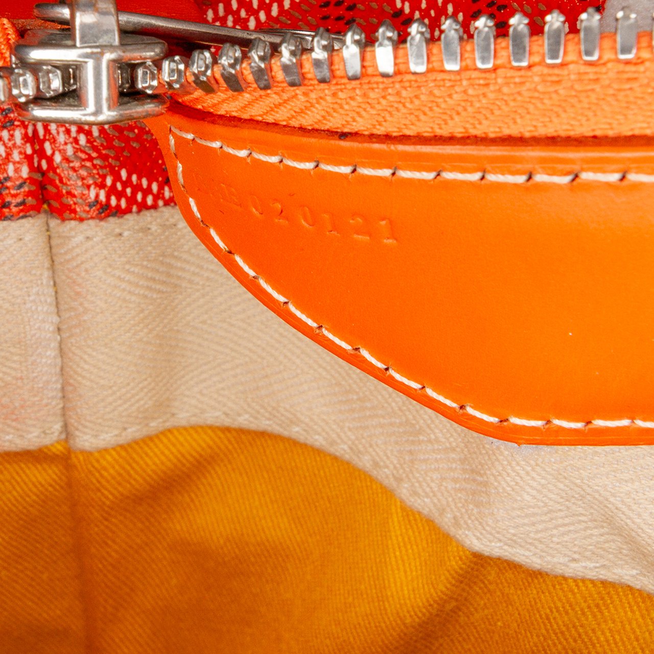Goyard Goyardine Marie Galante PM Oranje