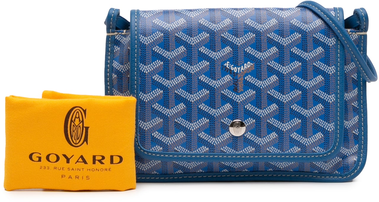 Goyard Goyardine Plumet Pocket Wallet Blauw