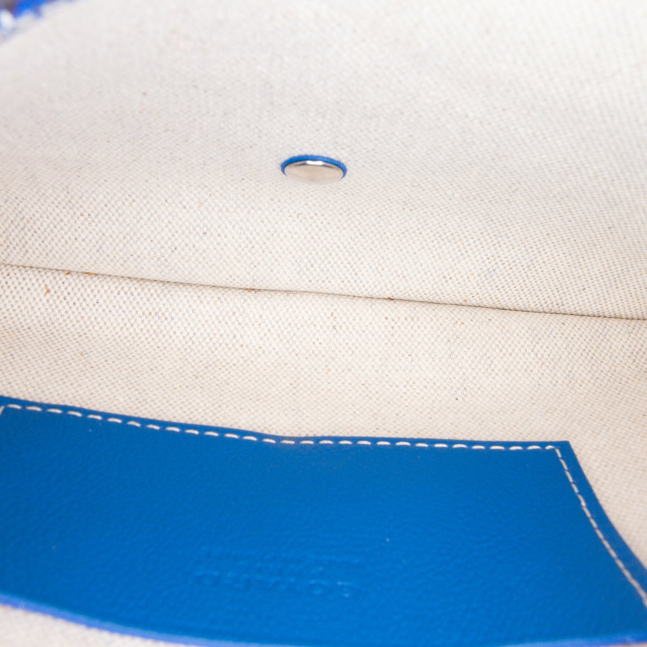 Goyard Goyardine Plumet Pocket Wallet Blauw