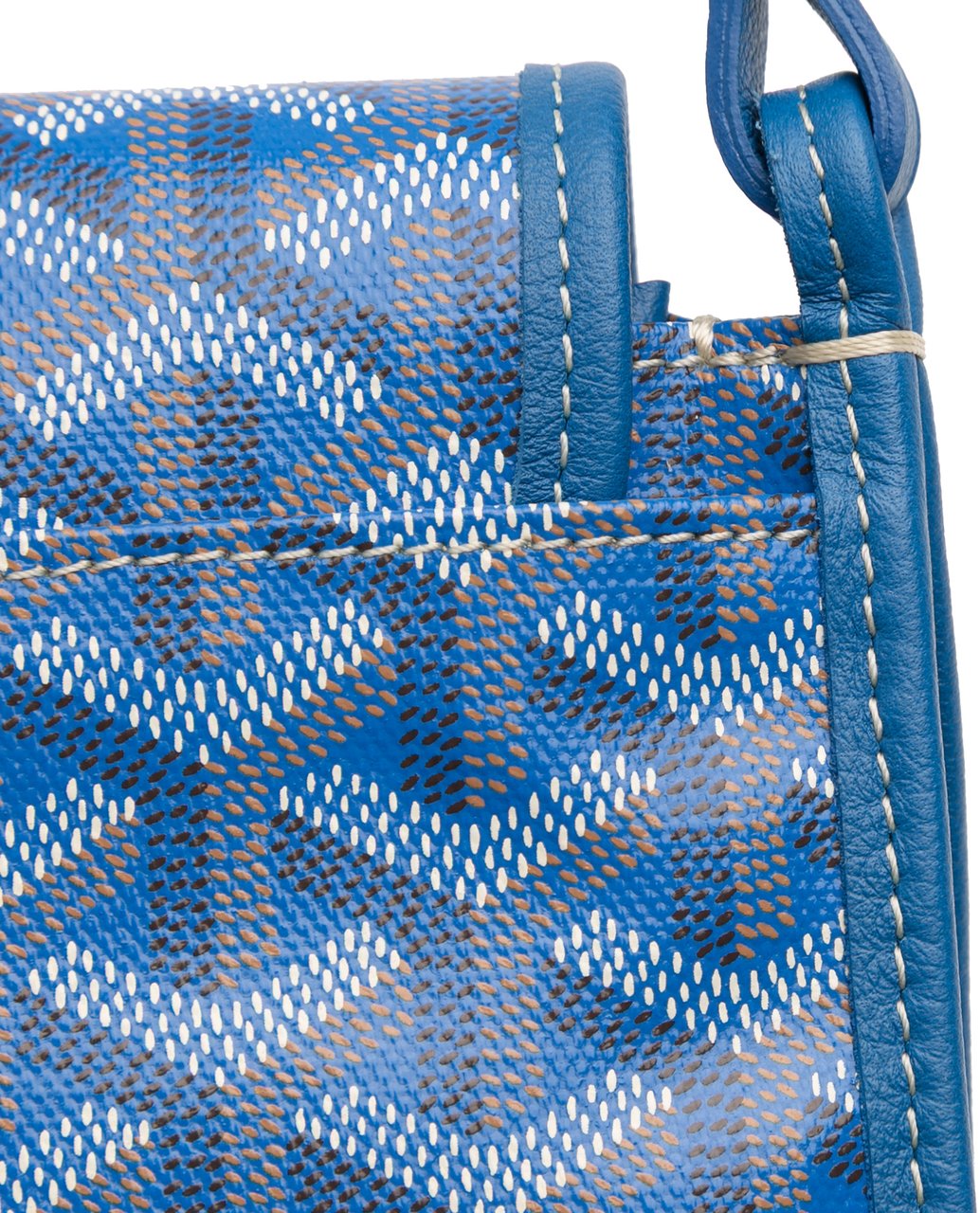 Goyard Goyardine Plumet Pocket Wallet Blauw
