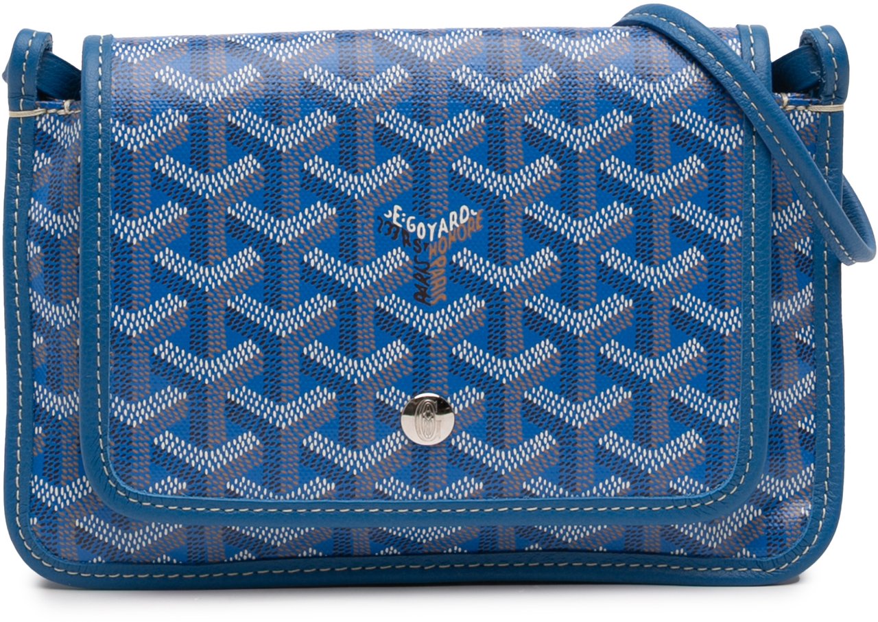 Goyard Goyardine Plumet Pocket Wallet Blauw