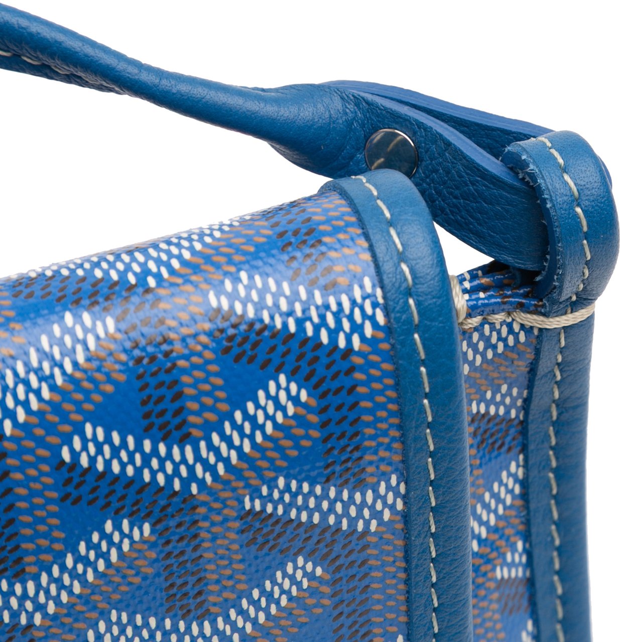 Goyard Goyardine Plumet Pocket Wallet Blauw