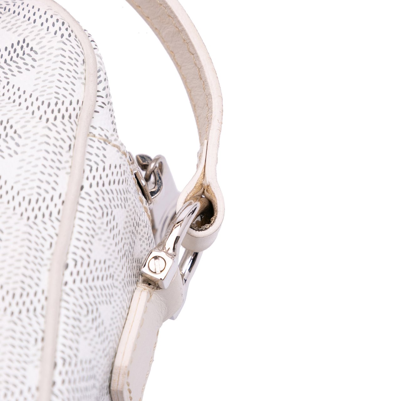 Goyard Goyardine Cap Vert Crossbody Wit