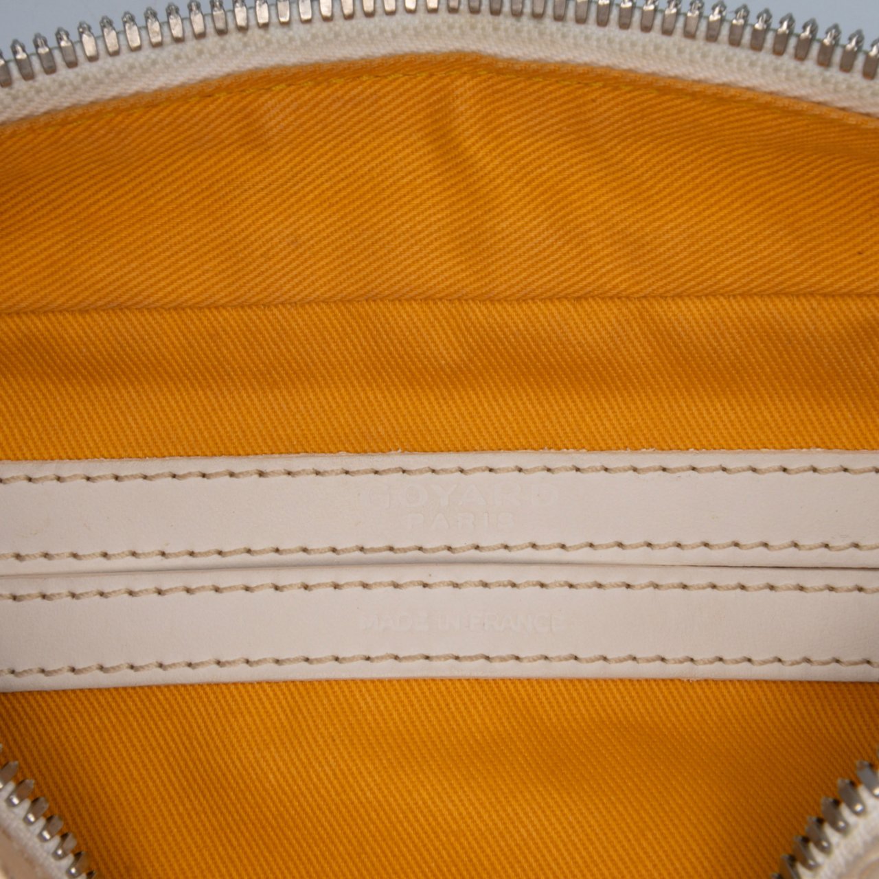 Goyard Goyardine Cap Vert Crossbody Wit