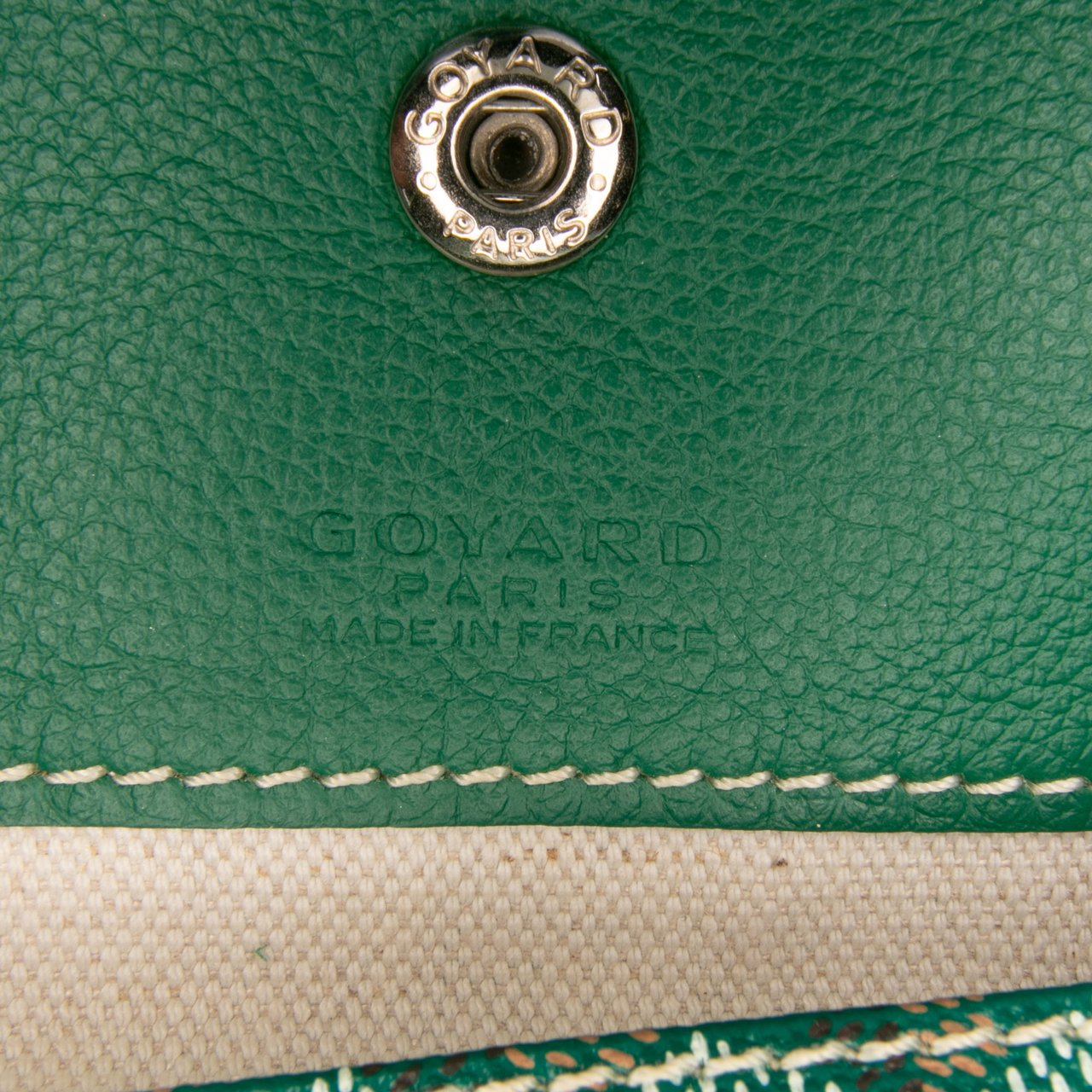 Goyard Goyardine Saint Louis PM Groen