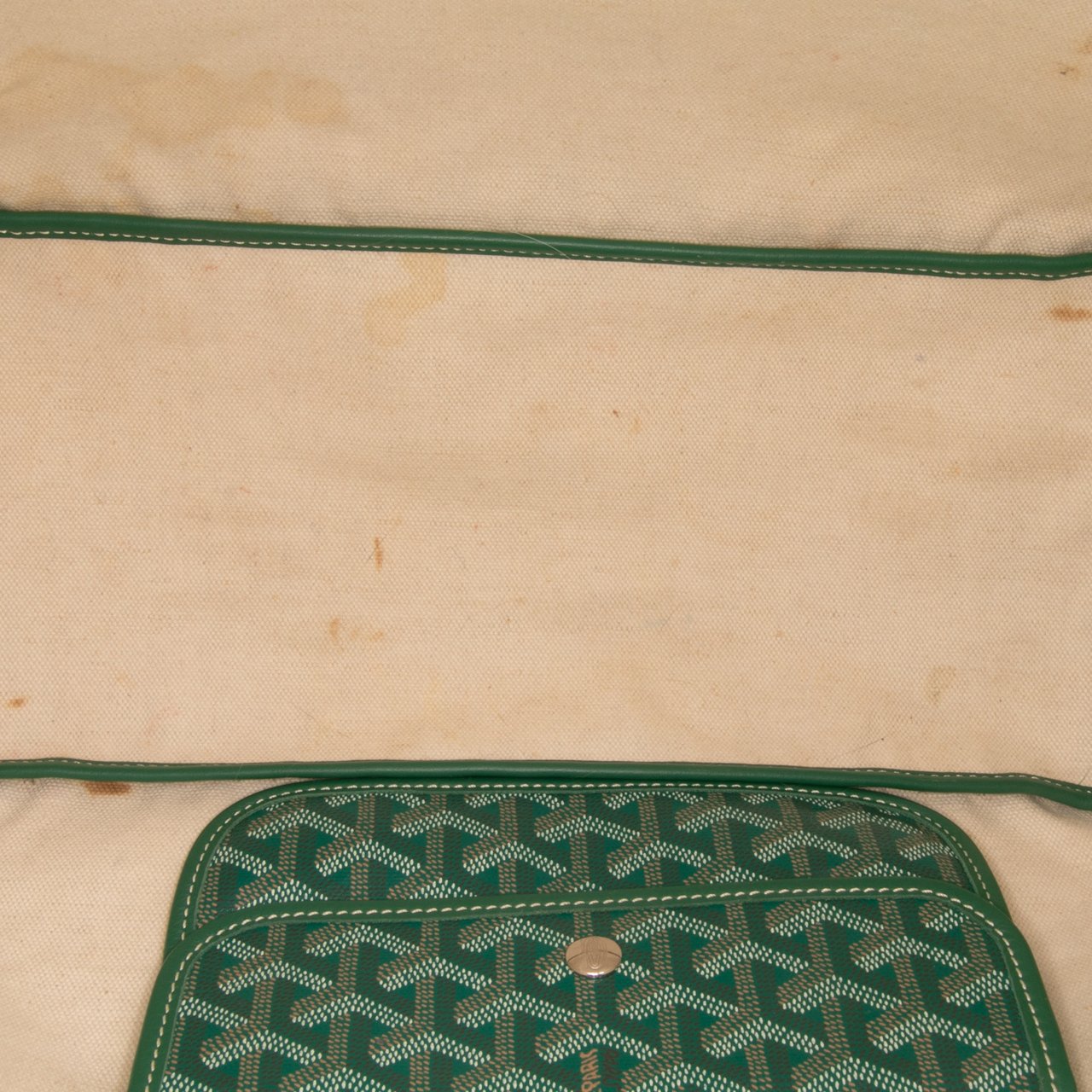 Goyard Goyardine Saint Louis PM Groen