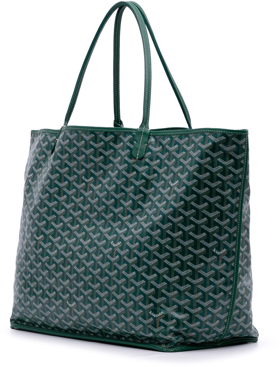 Goyard Goyardine Reversible Anjou GM Groen