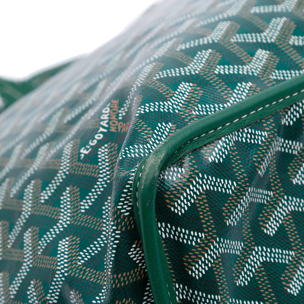 Goyard Goyardine Reversible Anjou GM Groen
