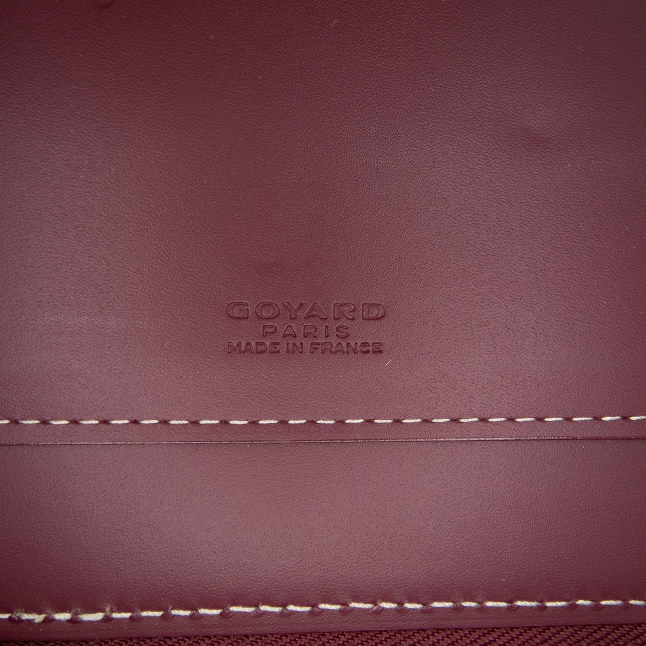Goyard Goyardine Opera Travel Wallet Rood