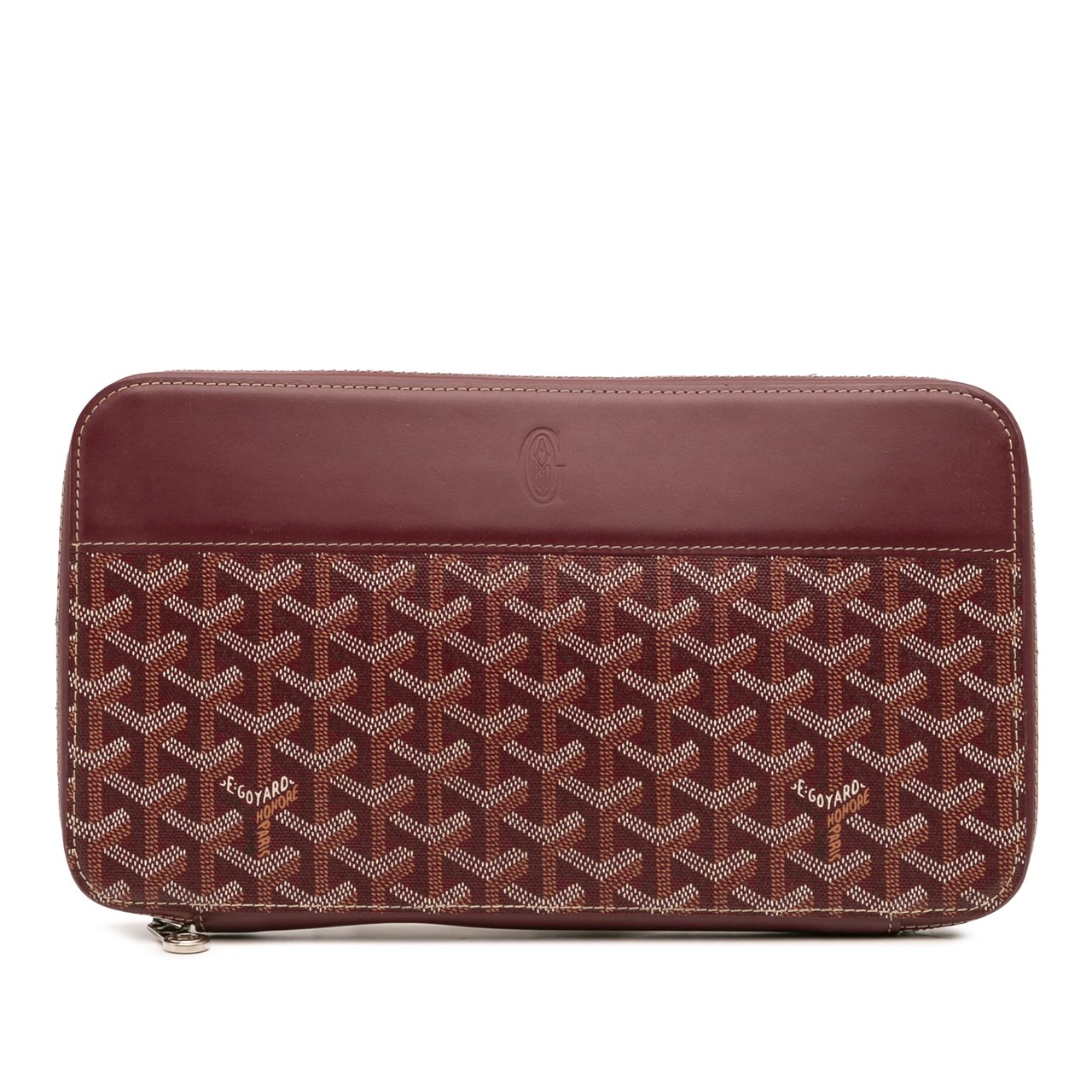 Goyard Goyardine Opera Travel Wallet Rood
