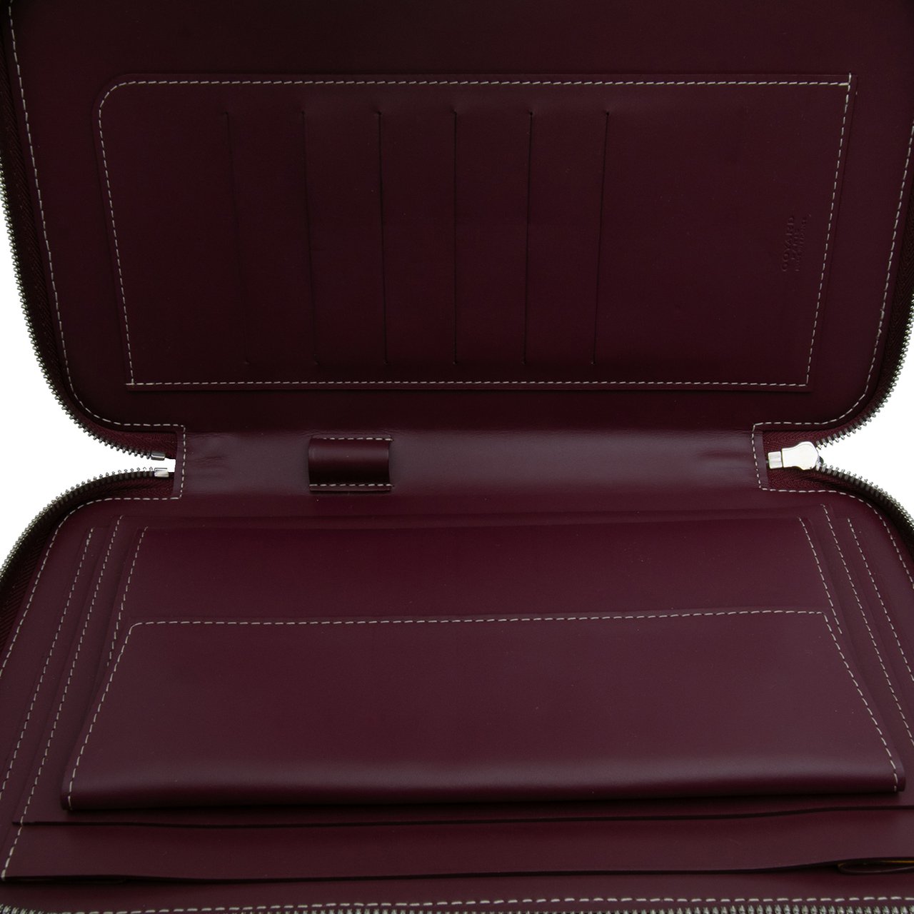 Goyard Goyardine Opera Travel Wallet Rood