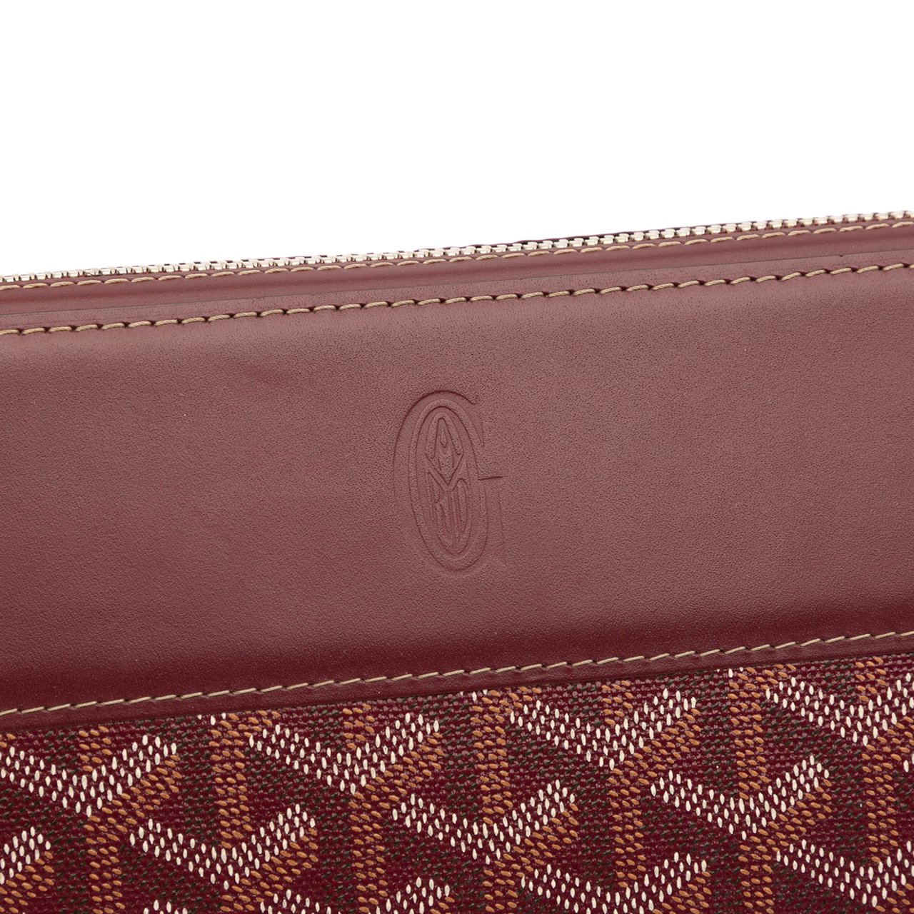 Goyard Goyardine Opera Travel Wallet Rood