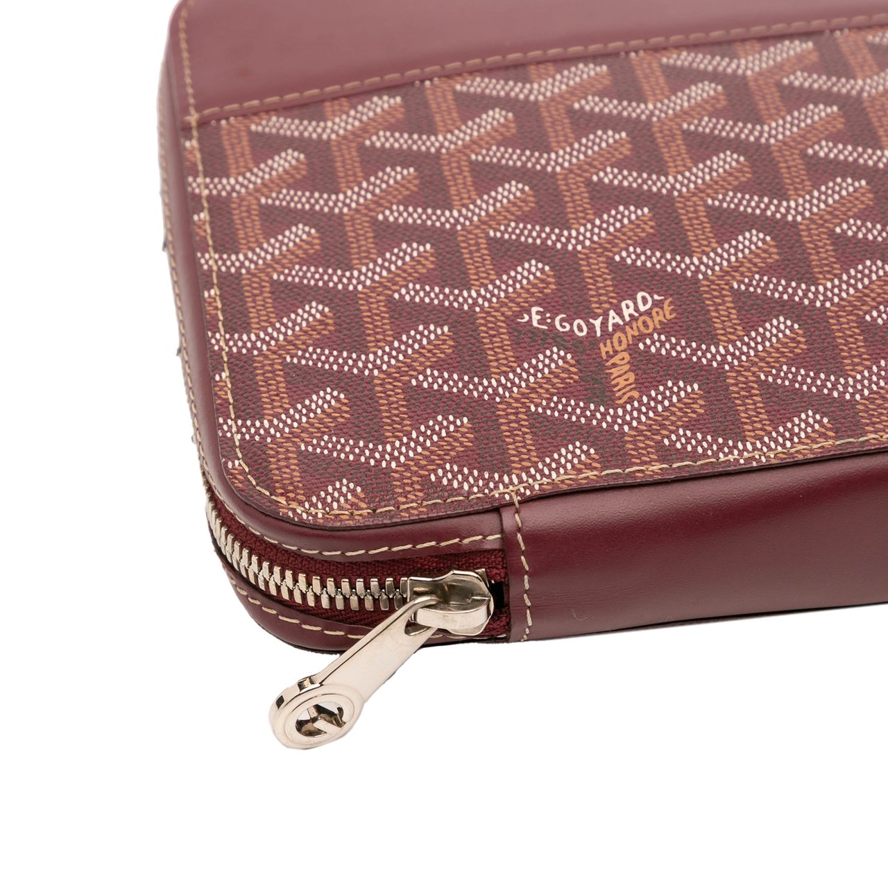 Goyard Goyardine Opera Travel Wallet Rood